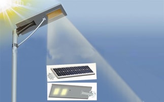 lampu penerangan umum tenaga surya